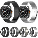 一粒ビーズ平バックル純チタン時計バンド、Samsung Galaxy Watch Ultra / Ultra 2025用、Samsung Galaxy Watch8 / Watch8 Classic用