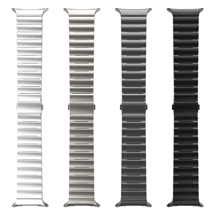 一粒ビーズ平バックル純チタン時計バンド、Samsung Galaxy Watch Ultra / Ultra 2025用、Samsung Galaxy Watch8 / Watch8 Classic用