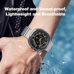 一粒ビーズ平バックル純チタン時計バンド、Samsung Galaxy Watch Ultra / Ultra 2025用、Samsung Galaxy Watch8 / Watch8 Classic用