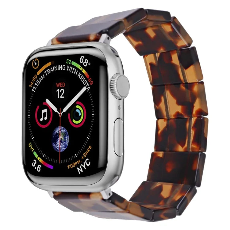 ストレッチロープスクエアレジンウォッチバンド、Apple Watch 46mm / 49mm / 45mm / 44mm 用、Apple Watch 42mm / 41mm / 40mm / 38mm 用