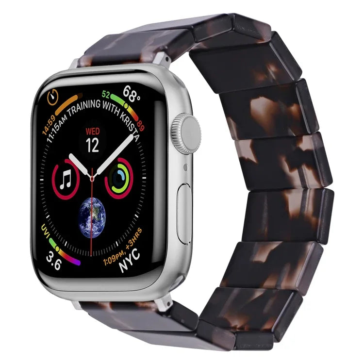 ストレッチロープスクエアレジンウォッチバンド、Apple Watch 46mm / 49mm / 45mm / 44mm 用、Apple Watch 42mm / 41mm / 40mm / 38mm 用