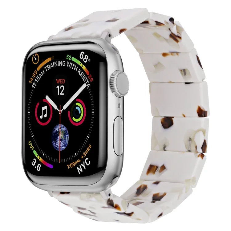 ストレッチロープスクエアレジンウォッチバンド、Apple Watch 46mm / 49mm / 45mm / 44mm 用、Apple Watch 42mm / 41mm / 40mm / 38mm 用