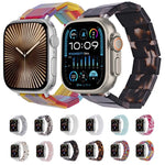 ストレッチロープスクエアレジンウォッチバンド、Apple Watch 46mm / 49mm / 45mm / 44mm 用、Apple Watch 42mm / 41mm / 40mm / 38mm 用