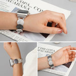 合金チェーンメタルウォッチバンド、Apple Watch 46mm / 49mm / 45mm / 44mm 用、Apple Watch 42mm / 41mm / 40mm / 38mm 用