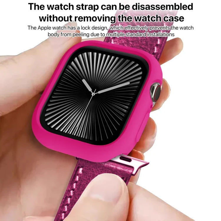 キャンディTPUハーフカバレッジウォッチケース、Apple Watch Series 11 / 10 46mm用、Apple Watch Series 11 / 10 42mm用