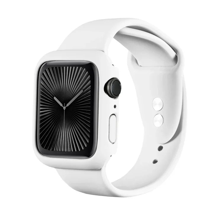 スプレーグレージング PC フレーム ハーフカバレッジウォッチケース、Apple Watch Series 10 / 11 46mm 用、Apple Watch Series 10 / 11 42mm 用