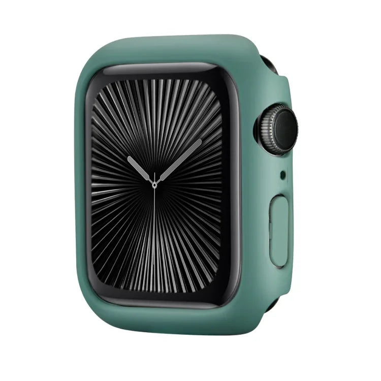 スプレーグレージング PC フレーム ハーフカバレッジウォッチケース、Apple Watch Series 10 / 11 46mm 用、Apple Watch Series 10 / 11 42mm 用