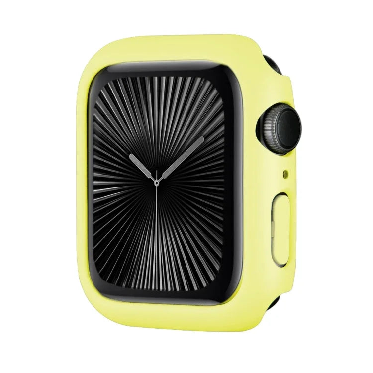 スプレーグレージング PC フレーム ハーフカバレッジウォッチケース、Apple Watch Series 10 / 11 46mm 用、Apple Watch Series 10 / 11 42mm 用