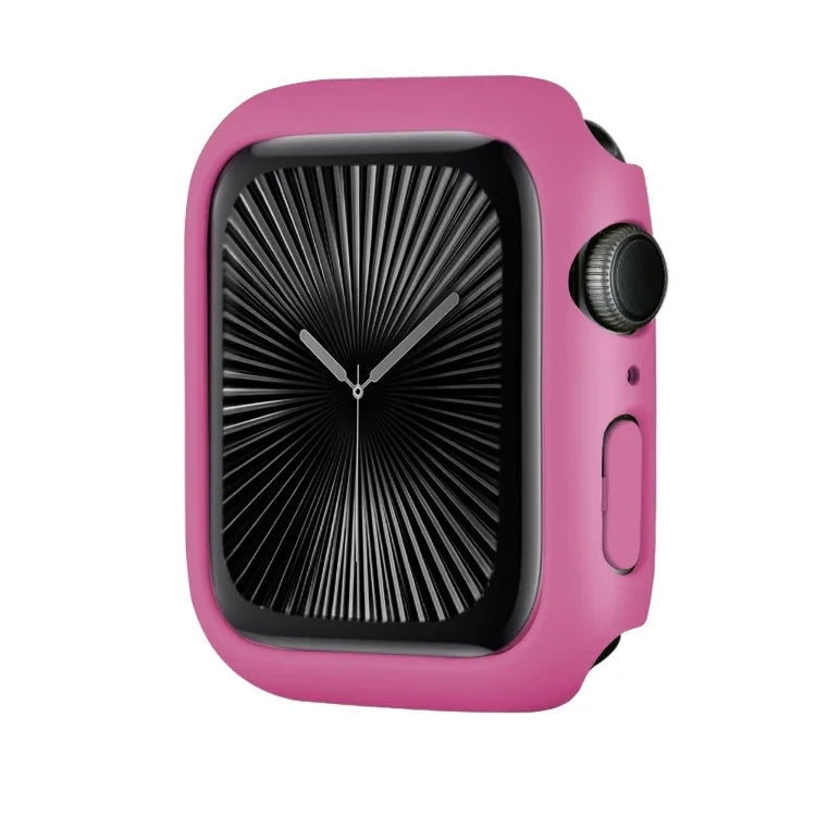 スプレーグレージング PC フレーム ハーフカバレッジウォッチケース、Apple Watch Series 10 / 11 46mm 用、Apple Watch Series 10 / 11 42mm 用