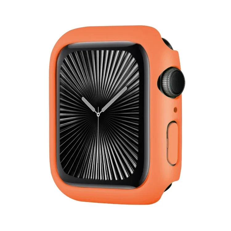 スプレーグレージング PC フレーム ハーフカバレッジウォッチケース、Apple Watch Series 10 / 11 46mm 用、Apple Watch Series 10 / 11 42mm 用