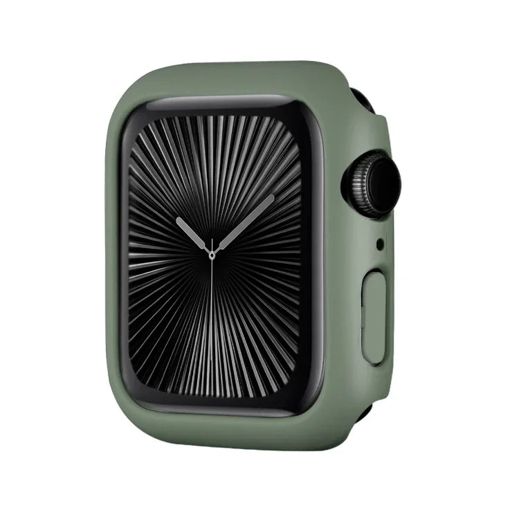 スプレーグレージング PC フレーム ハーフカバレッジウォッチケース、Apple Watch Series 10 / 11 46mm 用、Apple Watch Series 10 / 11 42mm 用