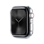 スプレーグレージング PC フレーム ハーフカバレッジウォッチケース、Apple Watch Series 10 / 11 46mm 用、Apple Watch Series 10 / 11 42mm 用