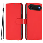 スキンフィール無地レザースマホケースストラップ付き、iPhone Air用、iPhone 16 Pro Max用