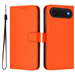 スキンフィール無地レザースマホケースストラップ付き、iPhone Air用、iPhone 16 Pro Max用
