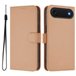 スキンフィール無地レザースマホケースストラップ付き、iPhone Air用、iPhone 16 Pro Max用