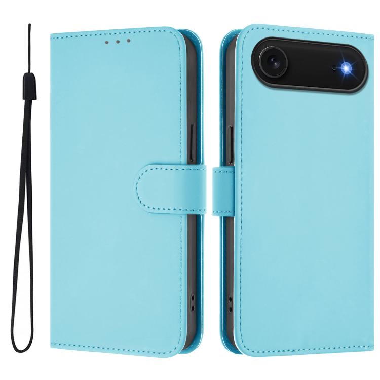 スキンフィール無地レザースマホケースストラップ付き、iPhone Air用、iPhone 16 Pro Max用