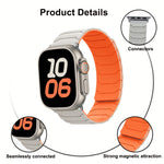 マグネティックシリコンウォッチバンド、Apple Watch 46mm / 49mm / 45mm / 44mm 用、Apple Watch 42mm / 41mm / 40mm / 38mm 用