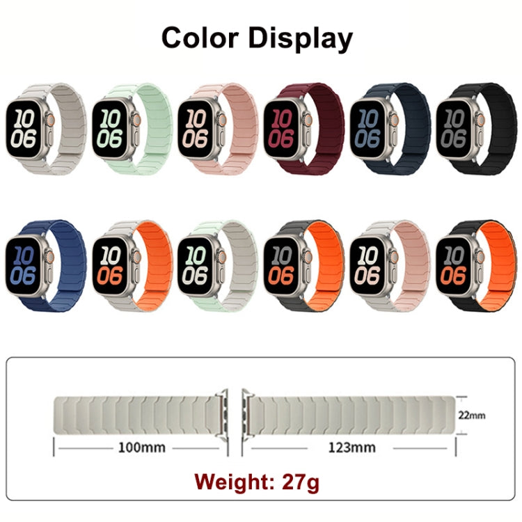 マグネティックシリコンウォッチバンド、Apple Watch 46mm / 49mm / 45mm / 44mm 用、Apple Watch 42mm / 41mm / 40mm / 38mm 用