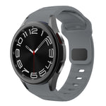 ウェーブテクスチャーリバースバックルシリコンウォッチバンド、Samsung Galaxy Watch 7 / 6 / 5 / 4用