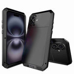 RedPepperトリプルプルーフメタルスマホケース、iPhone 17 Pro Max用、iPhone 17 Pro用、iPhone 17用、iPhone Air用、iPhone 16 Pro Max用、iPhone 16 Pro用、iPhone 16 Plus用、iPhone 16用