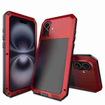 RedPepperトリプルプルーフメタルスマホケース、iPhone 17 Pro Max用、iPhone 17 Pro用、iPhone 17用、iPhone Air用、iPhone 16 Pro Max用、iPhone 16 Pro用、iPhone 16 Plus用、iPhone 16用