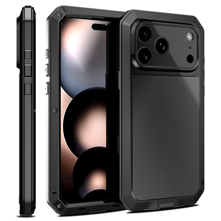 RedPepperトリプルプルーフメタルスマホケース、iPhone 17 Pro Max用、iPhone 17 Pro用、iPhone 17用、iPhone Air用、iPhone 16 Pro Max用、iPhone 16 Pro用、iPhone 16 Plus用、iPhone 16用