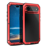 RedPepperトリプルプルーフメタルスマホケース、iPhone 17 Pro Max用、iPhone 17 Pro用、iPhone 17用、iPhone Air用、iPhone 16 Pro Max用、iPhone 16 Pro用、iPhone 16 Plus用、iPhone 16用