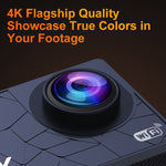I5-361 2.0インチ IPS HDスクリーン 広角 4K WiFi アクションカメラ、I5-361 リモコン付き、I5-361 リモコンなし