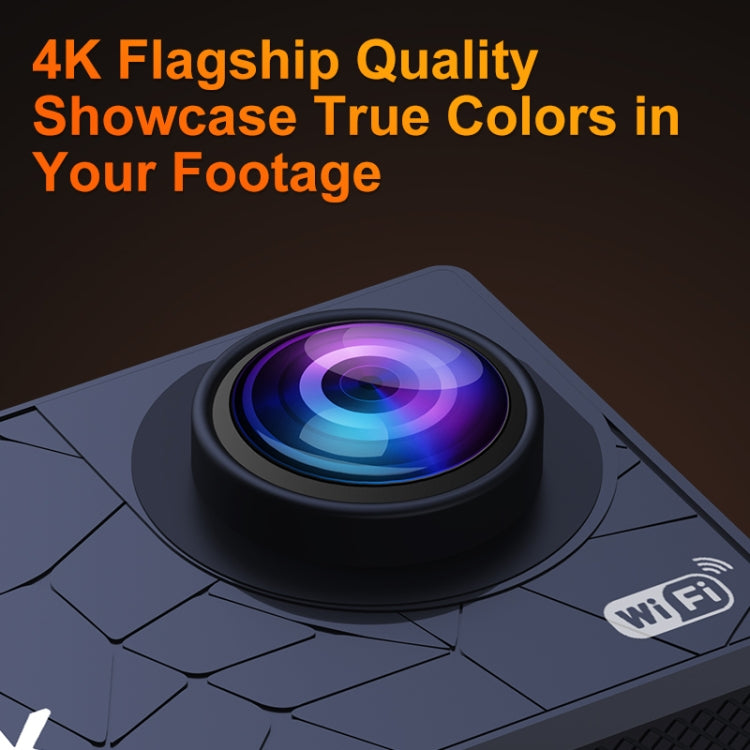 I5-361 2.0インチ IPS HDスクリーン 広角 4K WiFi アクションカメラ、I5-361 リモコン付き、I5-361 リモコンなし