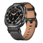 メカスタイルレザー時計バンド、Samsung Galaxy Watch Ultra 47mm / Ultra 2025用