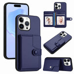 ボタンカードバッグRFID防盗スマホケース、iPhone 17 Pro Max用、iPhone 17 Pro用、iPhone 17用、iPhone Air用、iPhone 16 Pro Max用、iPhone 16 Pro用、iPhone 16 Plus用、iPhone 16用