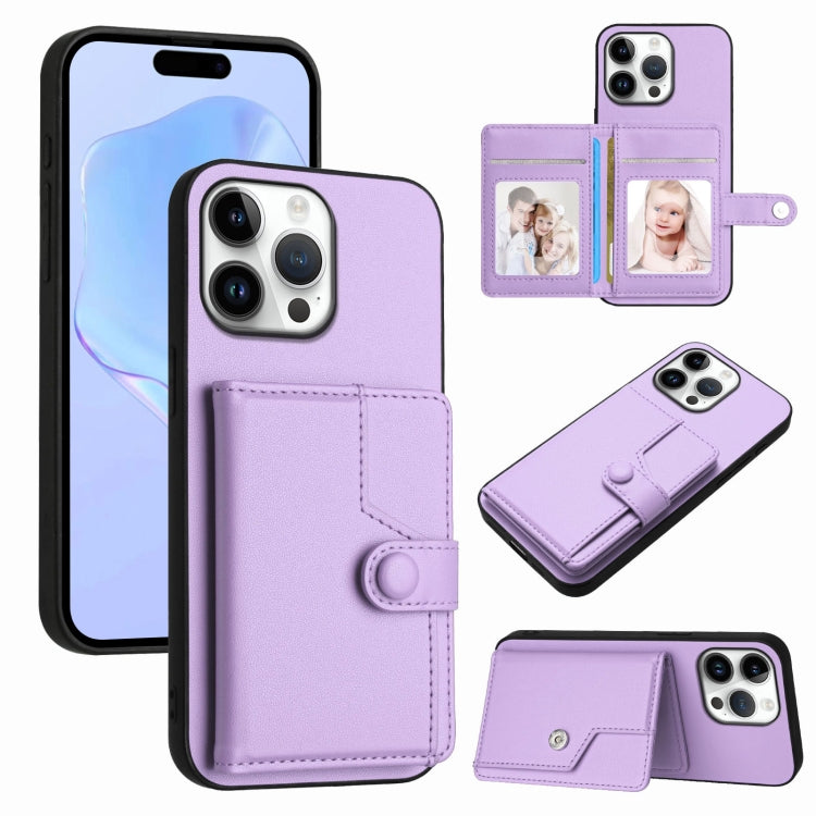ボタンカードバッグRFID防盗スマホケース、iPhone 17 Pro Max用、iPhone 17 Pro用、iPhone 17用、iPhone Air用、iPhone 16 Pro Max用、iPhone 16 Pro用、iPhone 16 Plus用、iPhone 16用