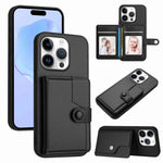ボタンカードバッグRFID防盗スマホケース、iPhone 17 Pro Max用、iPhone 17 Pro用、iPhone 17用、iPhone Air用、iPhone 16 Pro Max用、iPhone 16 Pro用、iPhone 16 Plus用、iPhone 16用