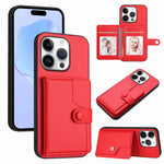 ボタンカードバッグRFID防盗スマホケース、iPhone 17 Pro Max用、iPhone 17 Pro用、iPhone 17用、iPhone Air用、iPhone 16 Pro Max用、iPhone 16 Pro用、iPhone 16 Plus用、iPhone 16用