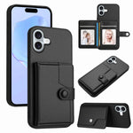 ボタンカードバッグRFID防盗スマホケース、iPhone 17 Pro Max用、iPhone 17 Pro用、iPhone 17用、iPhone Air用、iPhone 16 Pro Max用、iPhone 16 Pro用、iPhone 16 Plus用、iPhone 16用