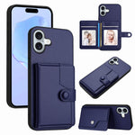 ボタンカードバッグRFID防盗スマホケース、iPhone 17 Pro Max用、iPhone 17 Pro用、iPhone 17用、iPhone Air用、iPhone 16 Pro Max用、iPhone 16 Pro用、iPhone 16 Plus用、iPhone 16用