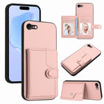 ボタンカードバッグRFID防盗スマホケース、iPhone SE 2022 / 2020用、iPhone 13 Pro Max用、iPhone 13 Pro用、iPhone 13用、iPhone 13 mini用、iPhone 12用、iPhone 12 Pro Max用、iPhone 12 Pro用