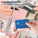 ボタンカードバッグRFID防盗スマホケース、iPhone SE 2022 / 2020用、iPhone 13 Pro Max用、iPhone 13 Pro用、iPhone 13用、iPhone 13 mini用、iPhone 12用、iPhone 12 Pro Max用、iPhone 12 Pro用