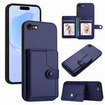 ボタンカードバッグRFID防盗スマホケース、iPhone SE 2022 / 2020用、iPhone 13 Pro Max用、iPhone 13 Pro用、iPhone 13用、iPhone 13 mini用、iPhone 12用、iPhone 12 Pro Max用、iPhone 12 Pro用