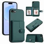 ボタンカードバッグRFID防盗スマホケース、iPhone SE 2022 / 2020用、iPhone 13 Pro Max用、iPhone 13 Pro用、iPhone 13用、iPhone 13 mini用、iPhone 12用、iPhone 12 Pro Max用、iPhone 12 Pro用