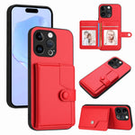ボタンカードバッグRFID防盗スマホケース、iPhone SE 2022 / 2020用、iPhone 13 Pro Max用、iPhone 13 Pro用、iPhone 13用、iPhone 13 mini用、iPhone 12用、iPhone 12 Pro Max用、iPhone 12 Pro用