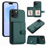 ボタンカードバッグRFID防盗スマホケース、iPhone SE 2022 / 2020用、iPhone 13 Pro Max用、iPhone 13 Pro用、iPhone 13用、iPhone 13 mini用、iPhone 12用、iPhone 12 Pro Max用、iPhone 12 Pro用