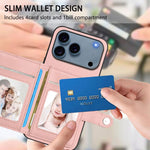 ボタンカードバッグRFID防盗スマホケース、iPhone 17 Pro Max用、iPhone 17 Pro用、iPhone 17用、iPhone Air用、iPhone 16 Pro Max用、iPhone 16 Pro用、iPhone 16 Plus用、iPhone 16用