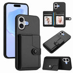 ボタンカードバッグRFID防盗スマホケース、iPhone 17 Pro Max用、iPhone 17 Pro用、iPhone 17用、iPhone Air用、iPhone 16 Pro Max用、iPhone 16 Pro用、iPhone 16 Plus用、iPhone 16用