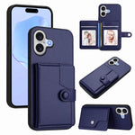 ボタンカードバッグRFID防盗スマホケース、iPhone 17 Pro Max用、iPhone 17 Pro用、iPhone 17用、iPhone Air用、iPhone 16 Pro Max用、iPhone 16 Pro用、iPhone 16 Plus用、iPhone 16用