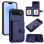 ボタンカードバッグRFID防盗スマホケース、iPhone 17 Pro Max用、iPhone 17 Pro用、iPhone 17用、iPhone Air用、iPhone 16 Pro Max用、iPhone 16 Pro用、iPhone 16 Plus用、iPhone 16用