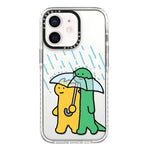 Simple Illustration Pattern Full Coverage Phone Case, For iPhone 12