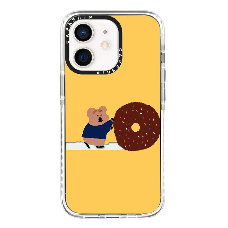Simple Illustration Pattern Full Coverage Phone Case, For iPhone 12 mini