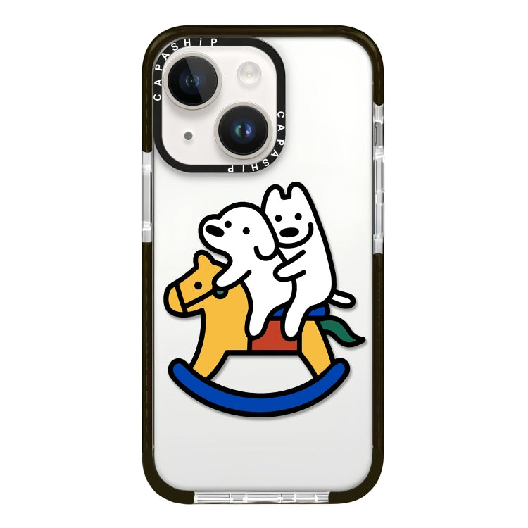 Simple Illustration Pattern Full Coverage Phone Case, For iPhone 14