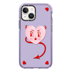 Simple Illustration Pattern Full Coverage Phone Case, For iPhone 14 Plus